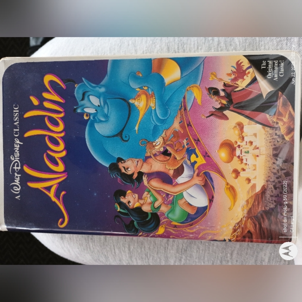 Disney black diamond edition original Aladdin